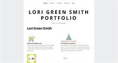 Desktop Screenshot of lorigreensmith.com