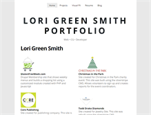 Tablet Screenshot of lorigreensmith.com